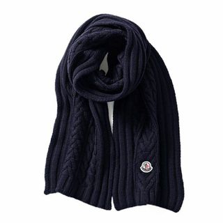 モンクレール(MONCLER)の送料無料 120 MONCLER モンクレール 9974400 A9146 ネイビー マフラー SCIARPA(マフラー)