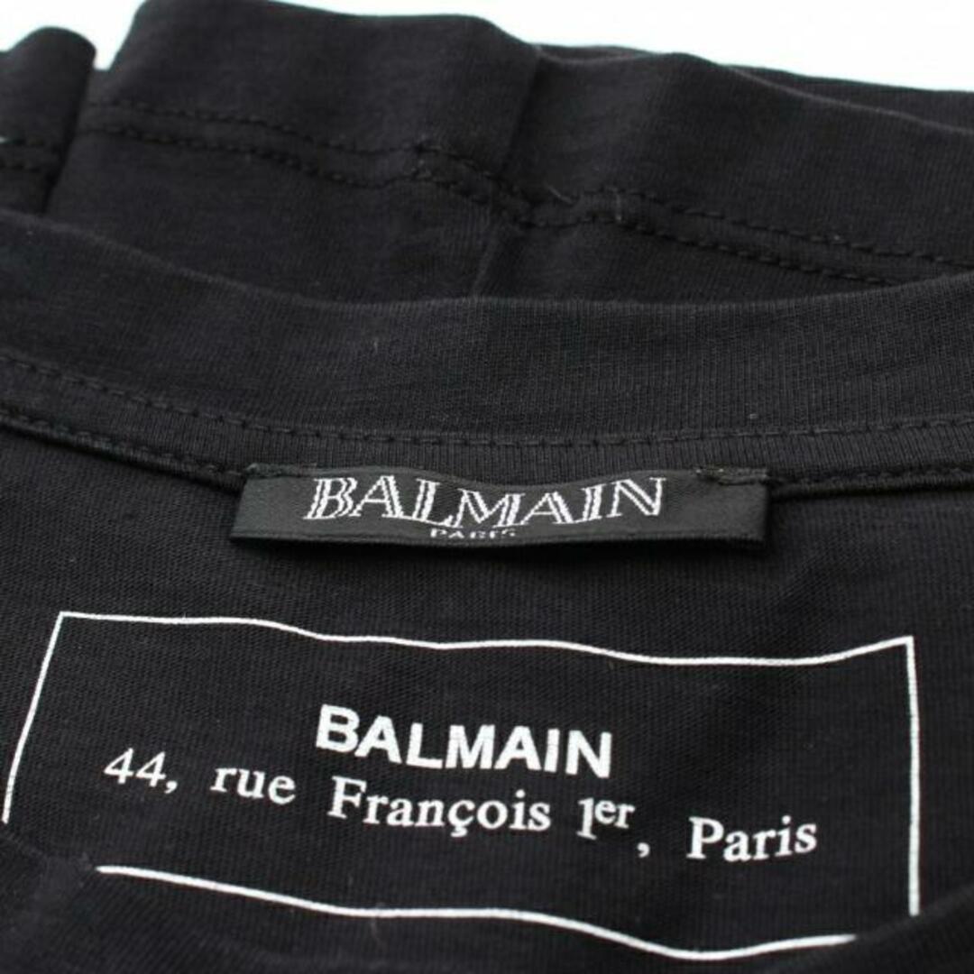 BALMAIN(バルマン)の Tシャツ クルーネック ブラック ロゴプリント レディースのトップス(Tシャツ(半袖/袖なし))の商品写真
