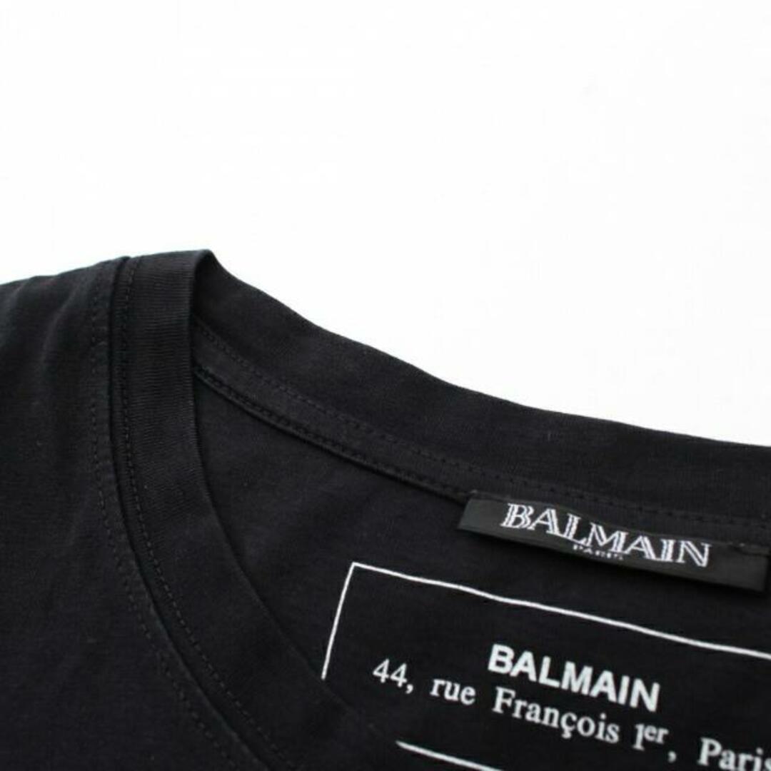 BALMAIN(バルマン)の Tシャツ クルーネック ブラック ロゴプリント レディースのトップス(Tシャツ(半袖/袖なし))の商品写真