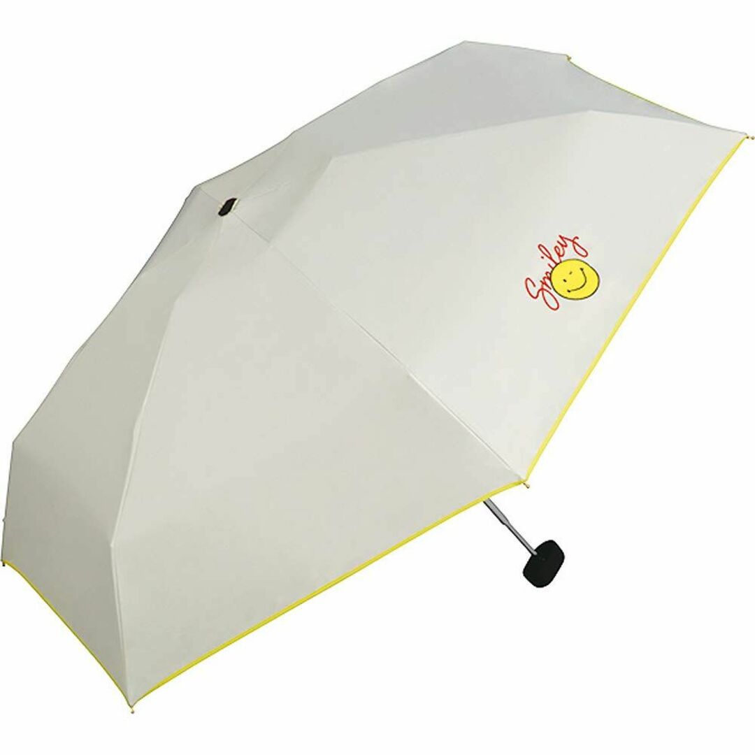 【色:オフ】Wpc. 日傘 遮光スマイリーウィンクmini オフ 折りたたみ傘