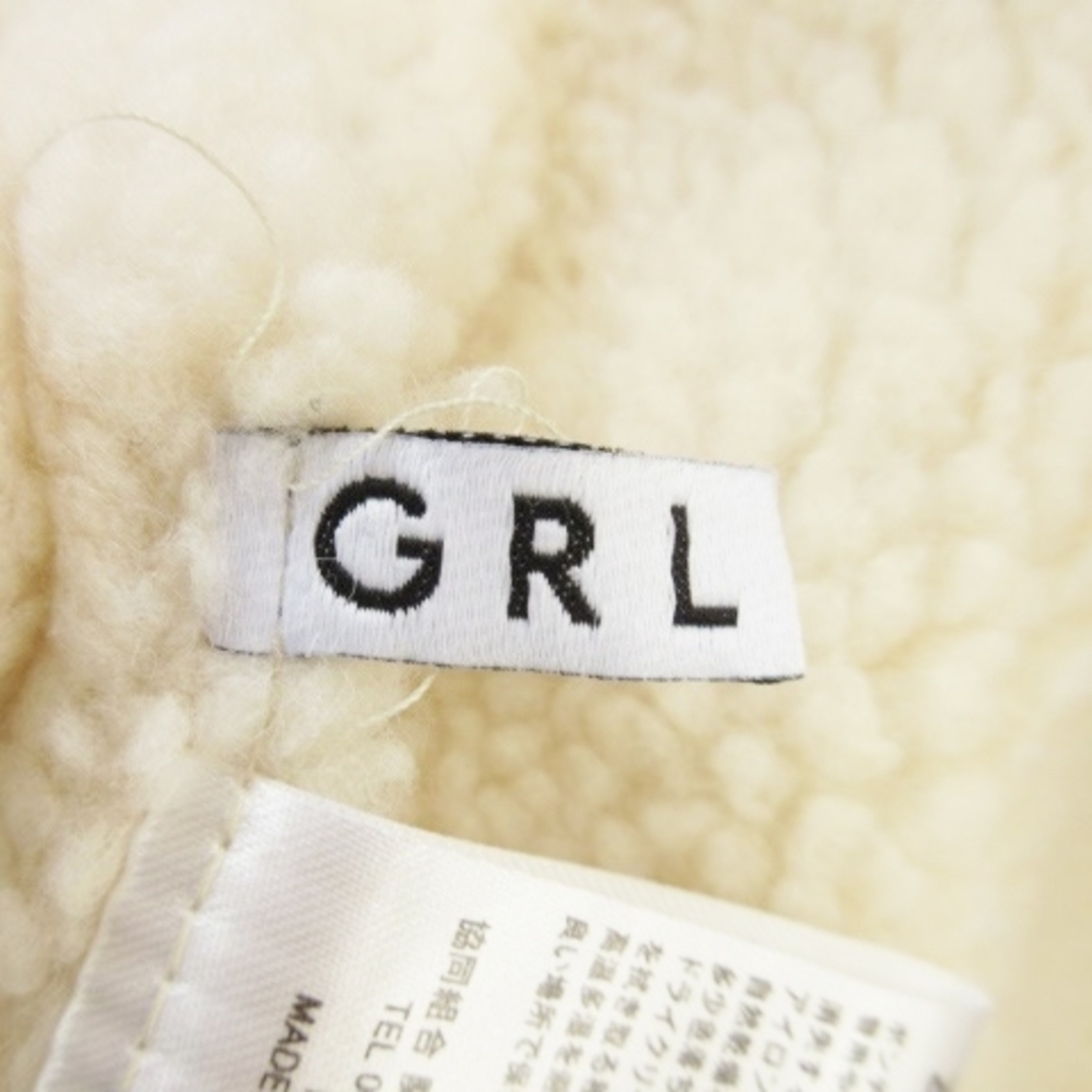 GRL - グレイル ジャケット フェイクムートン オーバーサイズ 裏ボア F