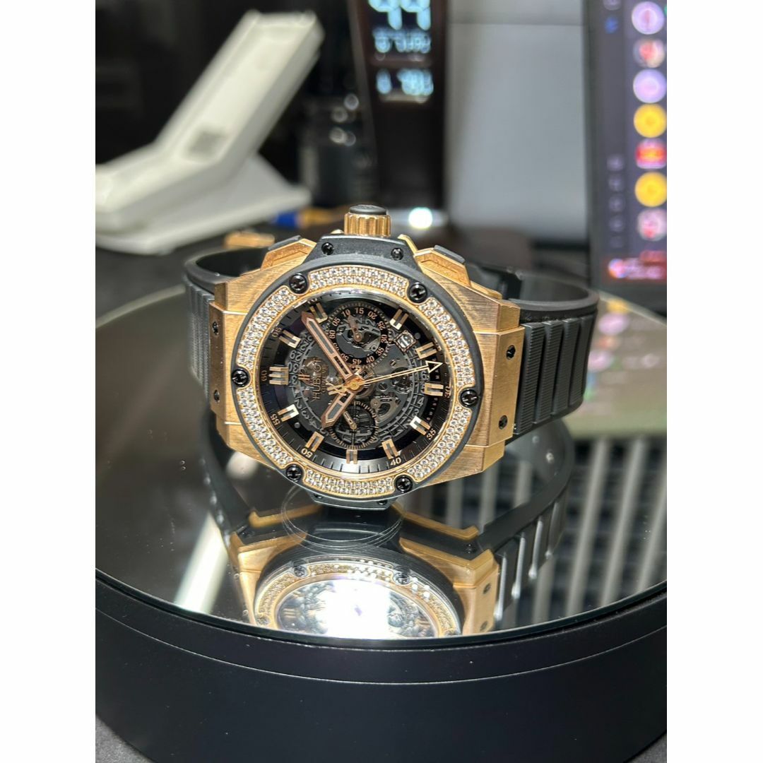 HUBLOT(ウブロ)のHUBLOT(ウブロ)・キングパワーウニコ【2012年8月印】【中古品】 メンズの時計(腕時計(アナログ))の商品写真