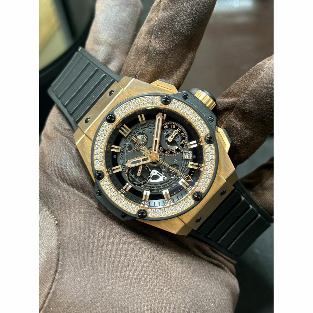 HUBLOT(ウブロ)のHUBLOT(ウブロ)・キングパワーウニコ【2012年8月印】【中古品】 メンズの時計(腕時計(アナログ))の商品写真