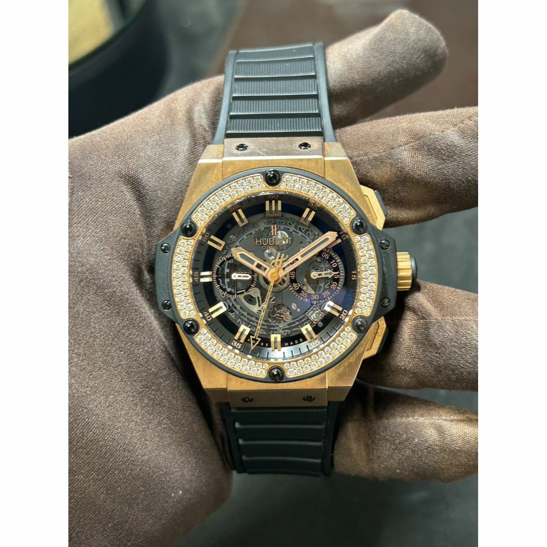 HUBLOT(ウブロ)のHUBLOT(ウブロ)・キングパワーウニコ【2012年8月印】【中古品】 メンズの時計(腕時計(アナログ))の商品写真