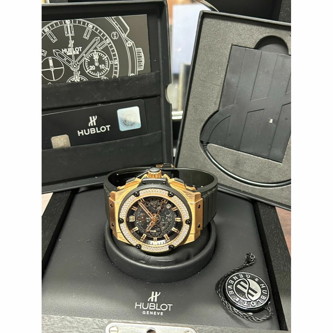 HUBLOT(ウブロ)のHUBLOT(ウブロ)・キングパワーウニコ【2012年8月印】【中古品】 メンズの時計(腕時計(アナログ))の商品写真