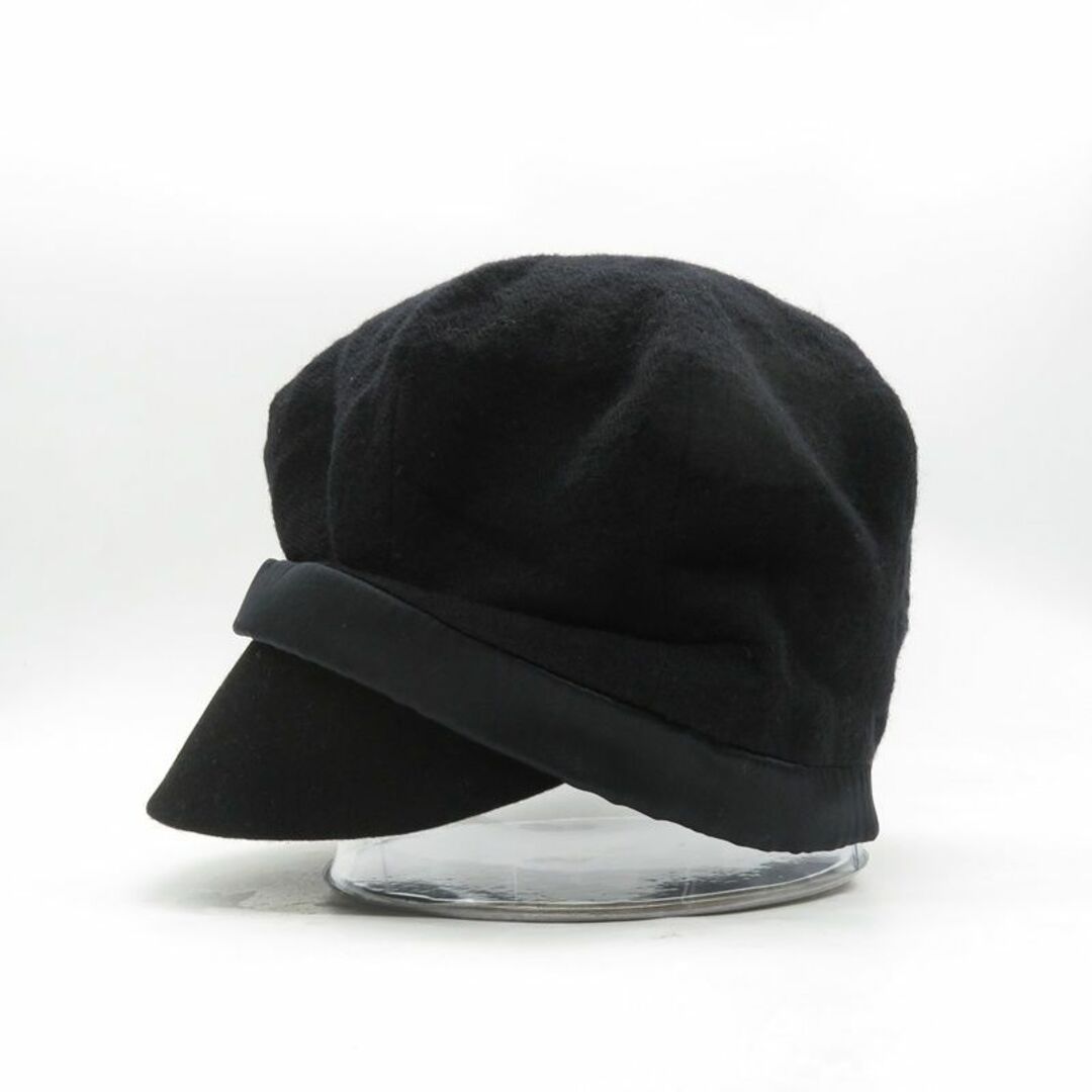 ANN DEMULEMEESER WOOL CASQUETTE SIZE S BLACK メンズの帽子(キャスケット)の商品写真