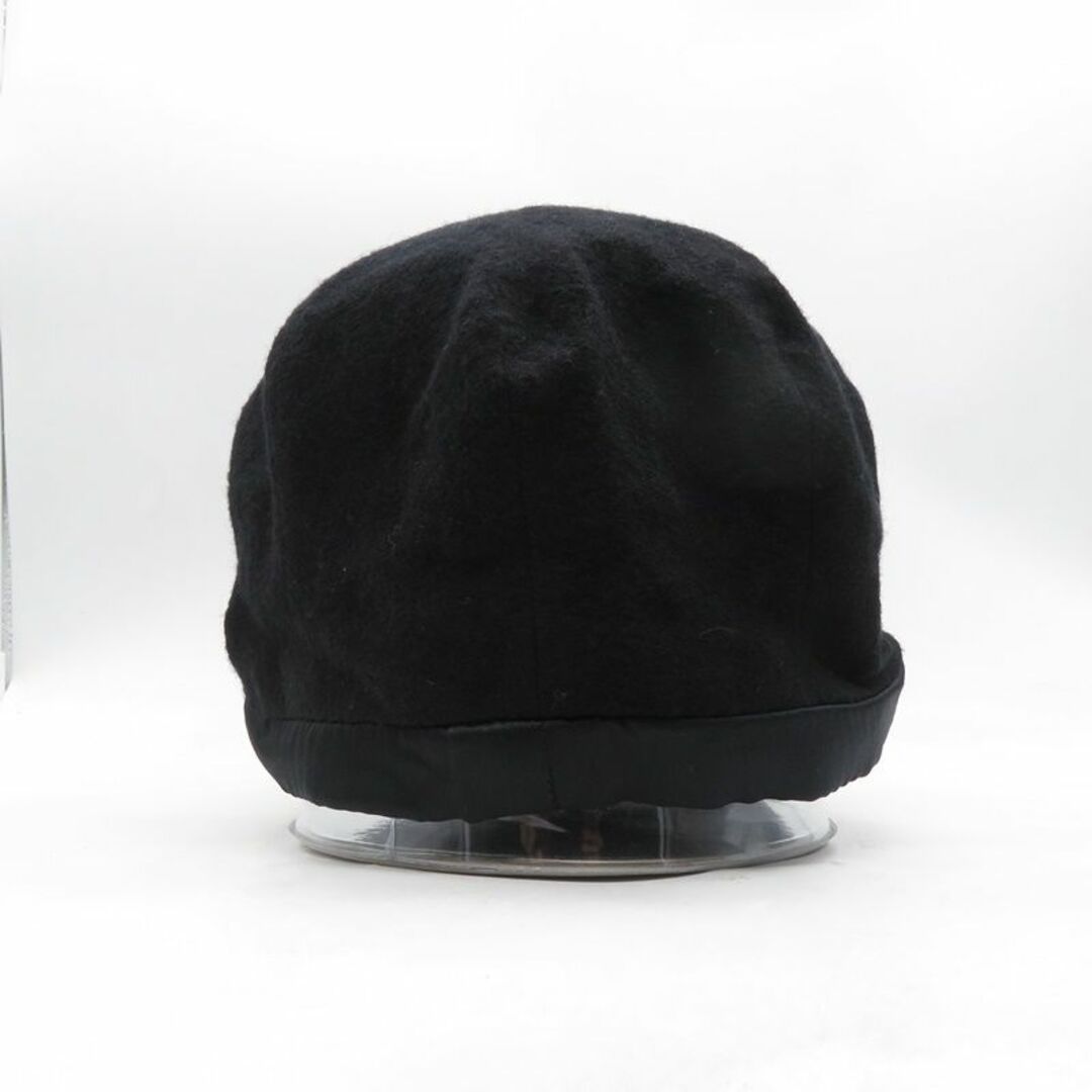 ANN DEMULEMEESER WOOL CASQUETTE SIZE S BLACK メンズの帽子(キャスケット)の商品写真