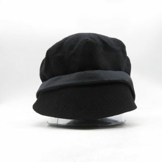 ANN DEMULEMEESER WOOL CASQUETTE SIZE S BLACK(キャスケット)