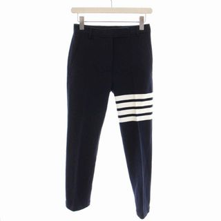 トムブラウン(THOM BROWNE)のトムブラウン 4BAR チノ トラウザーパンツ 4ライン スウェット 36 紺(その他)