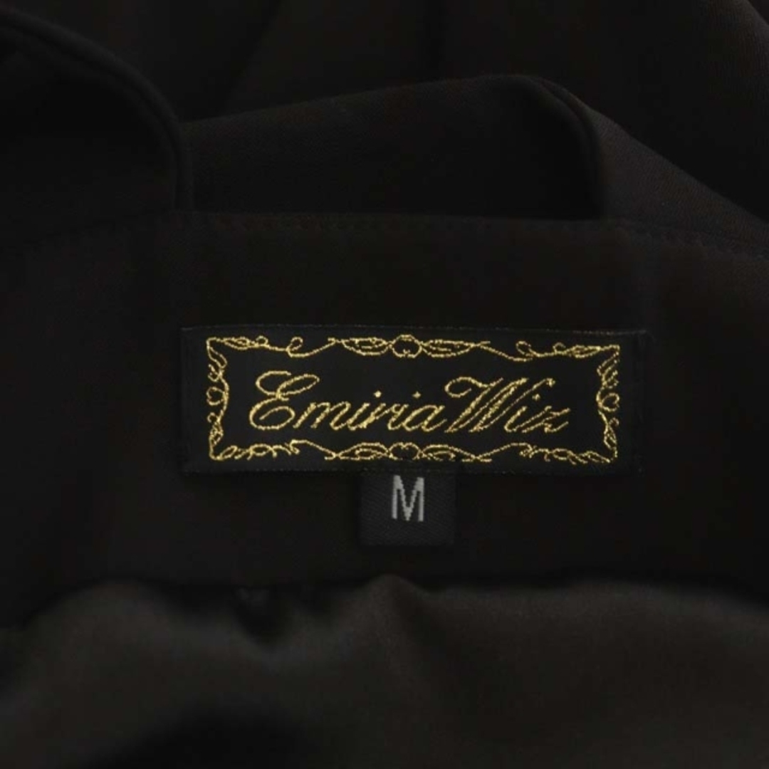 EmiriaWiz(エミリアウィズ)のエミリアウィズ ワンピース ロング ノースリーブ Vネック M 黒 ブラック レディースのワンピース(ロングワンピース/マキシワンピース)の商品写真