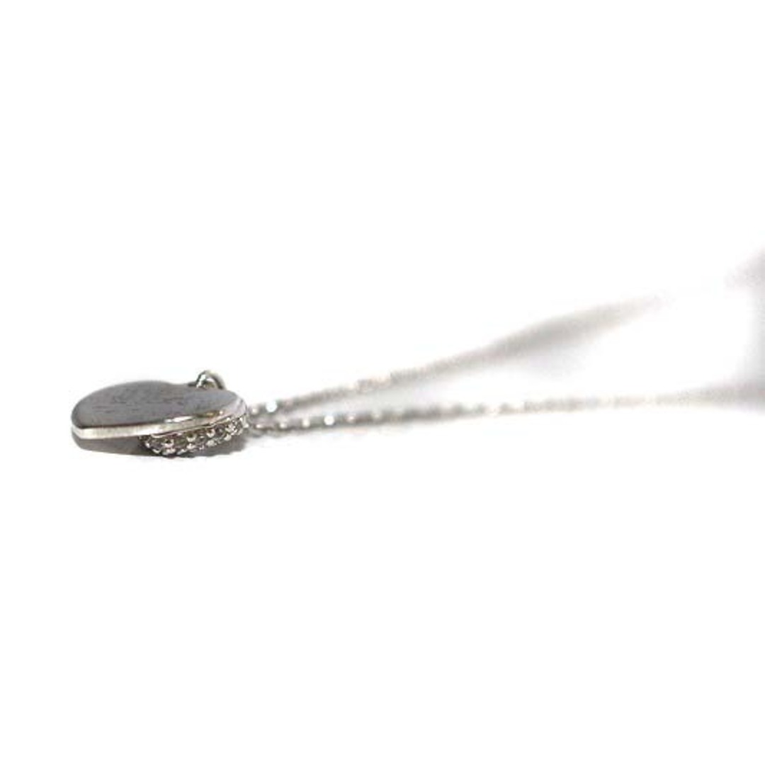 Michael Kors(マイケルコース)のマイケルコース パヴェ ダブルハート ネックレス ペンダント シルバー レディースのアクセサリー(ネックレス)の商品写真