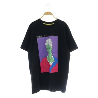 マルセロブロン(MARCELO BURLON)のマルセロバーロン マルセロブロン Tシャツ カットソー 半袖 プリント S 黒(Tシャツ/カットソー(半袖/袖なし))