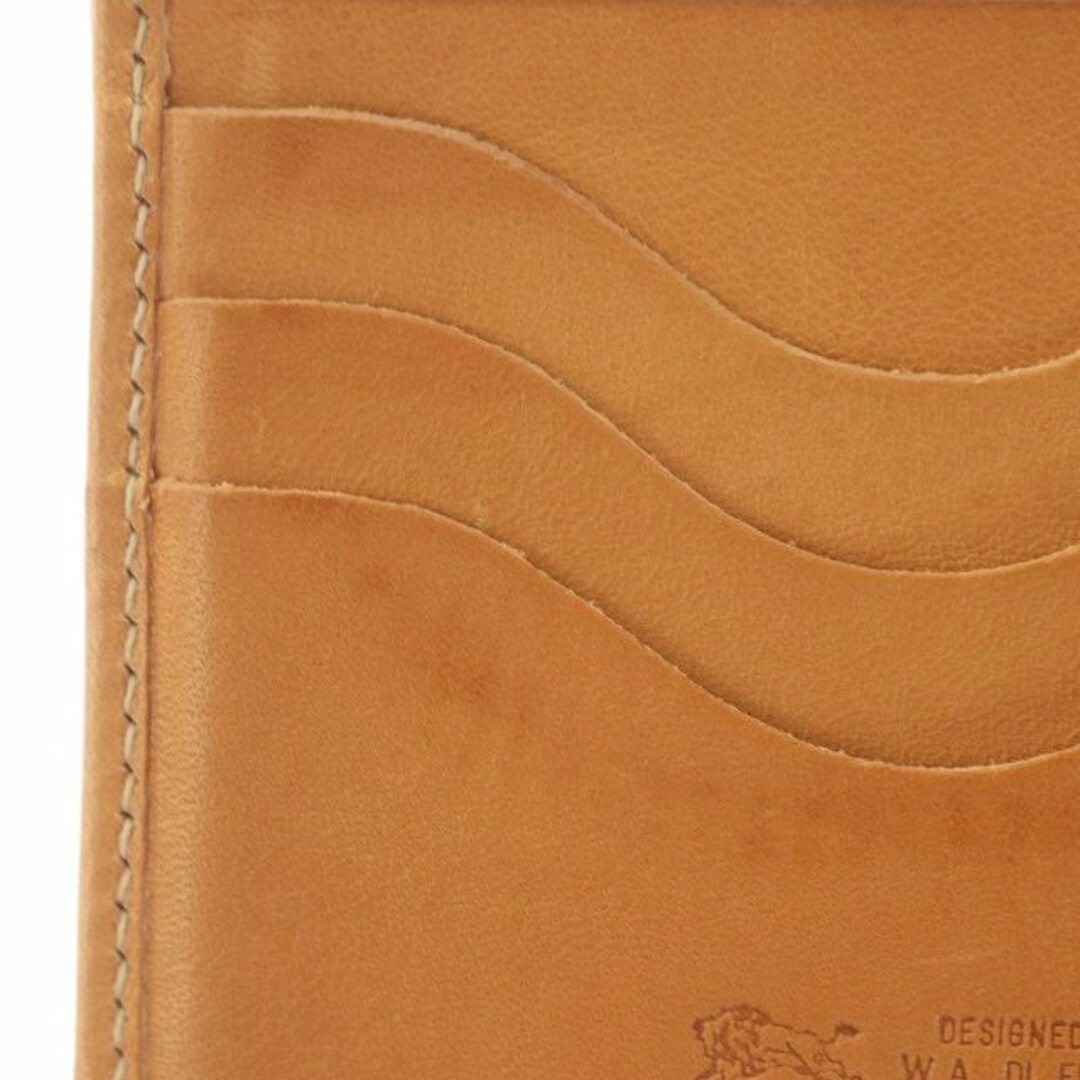 極美品✨イルビゾンテ 二つ折り財布 ブラック ラウンドファスナー レザー ロゴ