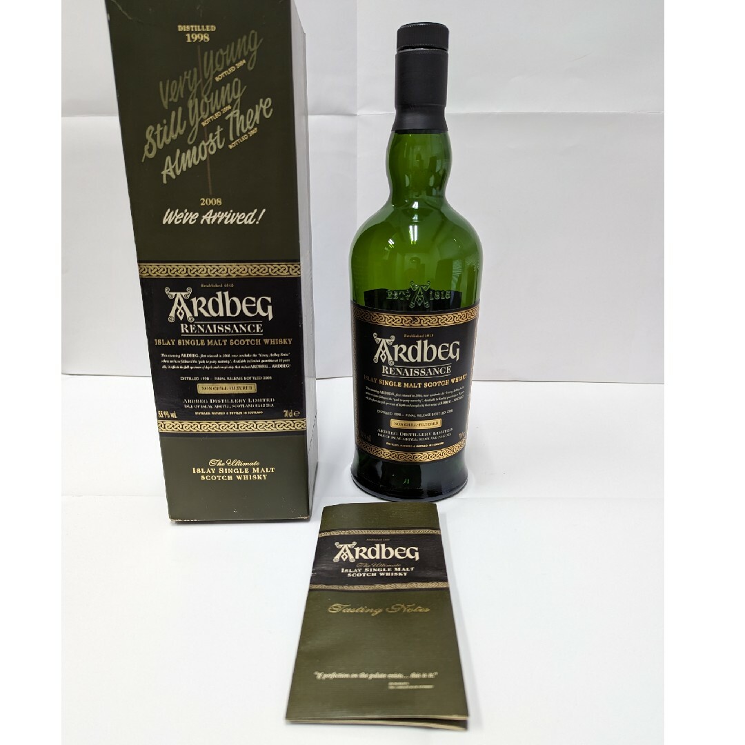 ARDBEG　RENAISSANCE　空き瓶と箱 食品/飲料/酒の酒(ウイスキー)の商品写真