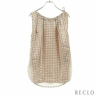 【美品】  Max Mara / マックスマーラ | シルク カシュクール ブラウス | 48 | ブラウン | レディース