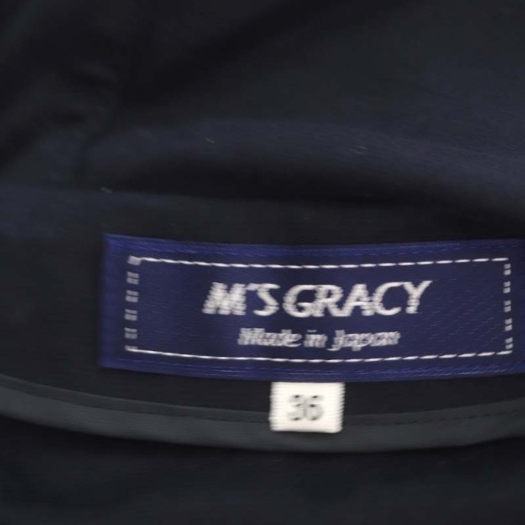 M'S GRACY(エムズグレイシー)のエムズグレイシー 22年 ジップパーカーワンピース 膝丈 半袖 インナー付き レディースのワンピース(ひざ丈ワンピース)の商品写真