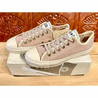 コンバース(CONVERSE)の★90s!USA!コンバース オールスター ストライプ 白/赤 デッド 238★(スニーカー)