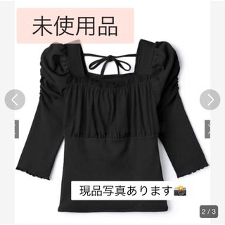 グレイル(GRL)の【値下げ✨】バックリボン付きスクエアネックトップス[rut562] 多数出品(カットソー(長袖/七分))