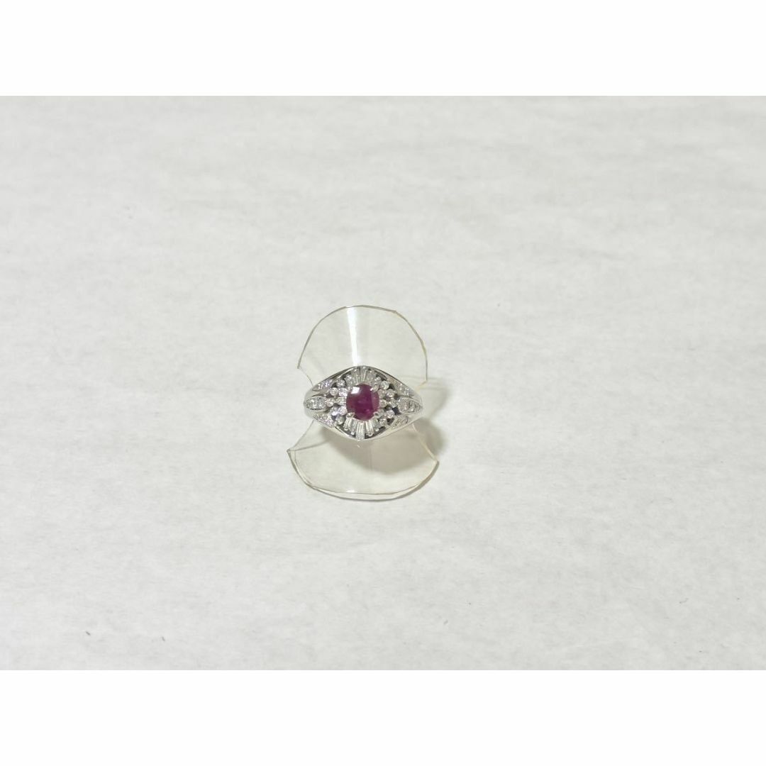 ☆鑑別結果付☆ Pt ルビーダイヤモンドリング レディース #14 1.08ct レディースのアクセサリー(リング(指輪))の商品写真