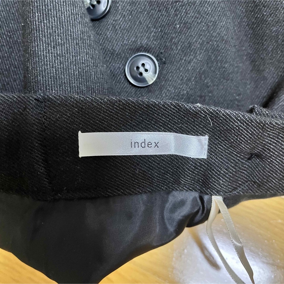 INDEX(インデックス)の【美品】　スカート　ブラック　index レディースのスカート(ひざ丈スカート)の商品写真