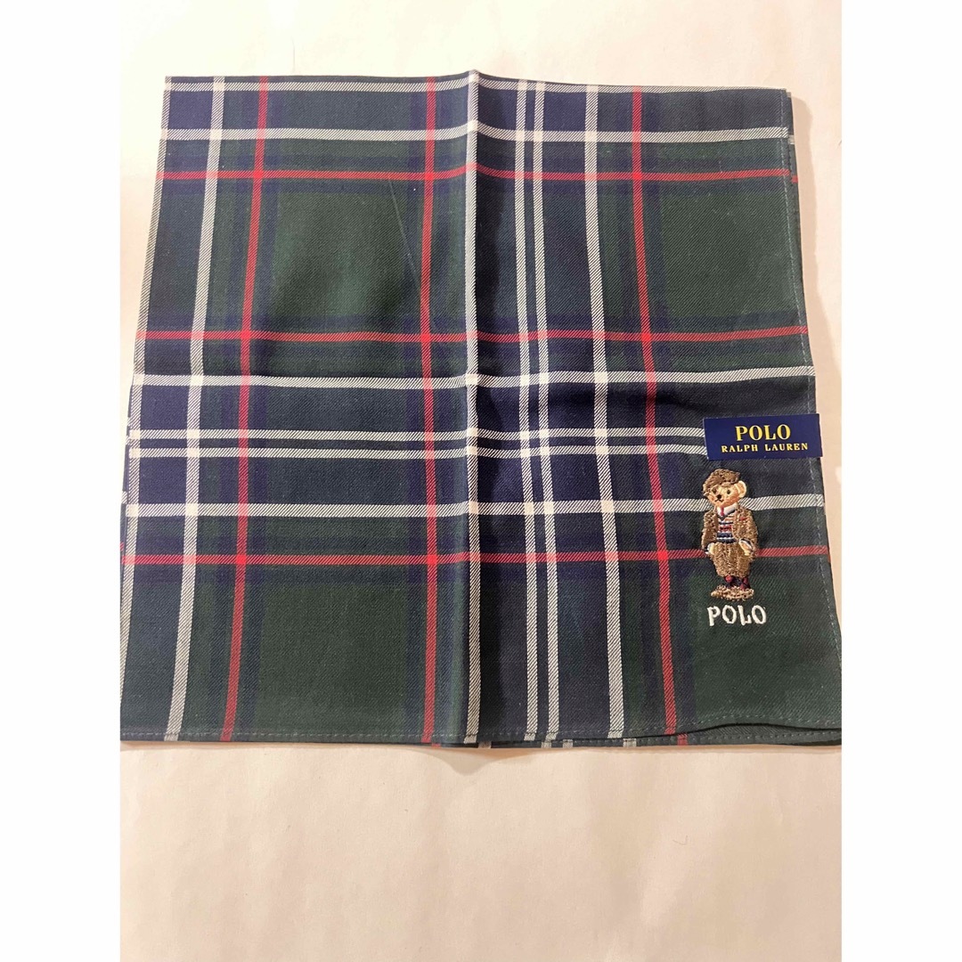 POLO RALPH LAUREN(ポロラルフローレン)のハンカチ　poloラルフローレン　3点 メンズのファッション小物(ハンカチ/ポケットチーフ)の商品写真