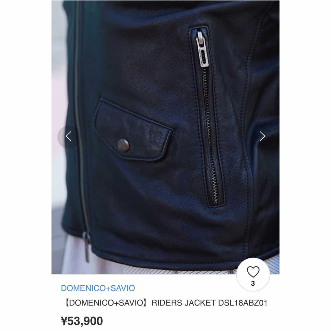 【DOMENICO+SAVIO】RIDERS JACKET DSL18ABZ01 4