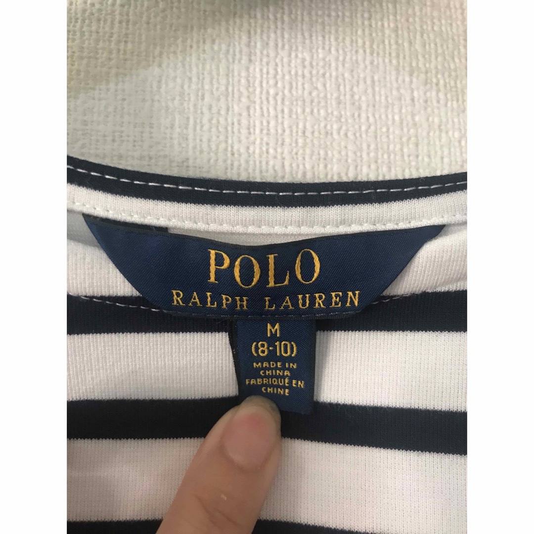 Ralph Lauren(ラルフローレン)のラルフローレン　ボーダーワンピース キッズ/ベビー/マタニティのキッズ服女の子用(90cm~)(ワンピース)の商品写真