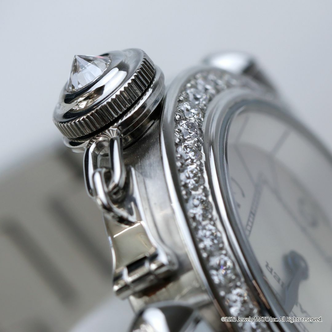 【鑑別書付き】 カルティエ 腕時計 ミスパシャ 白文字盤 ダイヤモンド 3