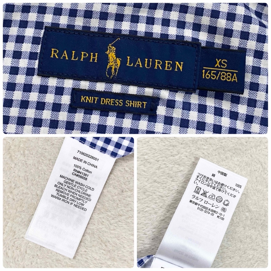 POLO RALPH LAUREN(ポロラルフローレン)のRalph Lauren 未使用に近い美品 L位　高級コットン　ギンガムチェック レディースのトップス(シャツ/ブラウス(長袖/七分))の商品写真