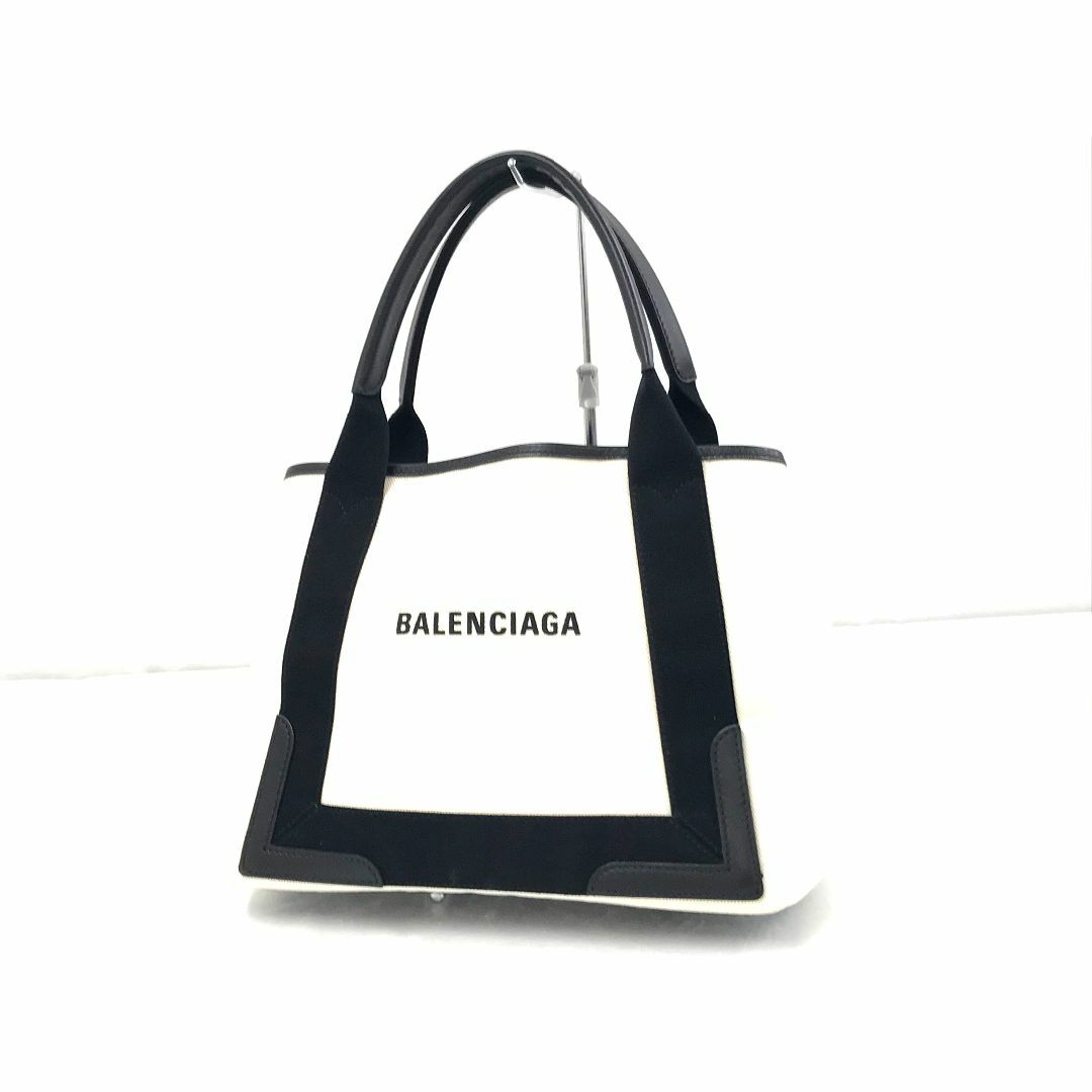 BALENCIAGA バレンシアガ NAVY スモール カバス ハンドバッグ ベージュ レディース  T8070866