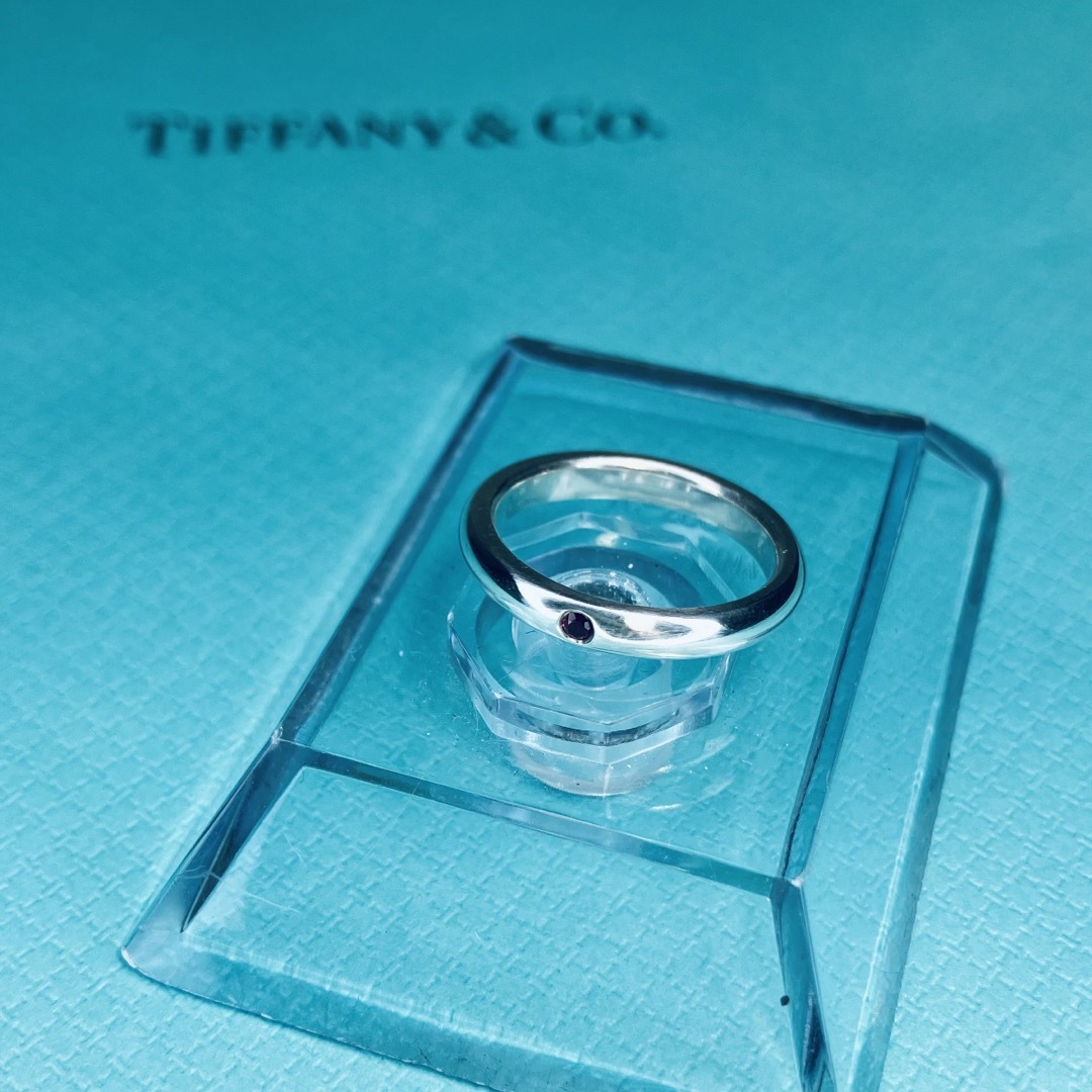 Tiffany & Co.(ティファニー)の【正規品 良品】ティファニー スタッキングバンドリング ルビー サファイア SV レディースのアクセサリー(リング(指輪))の商品写真