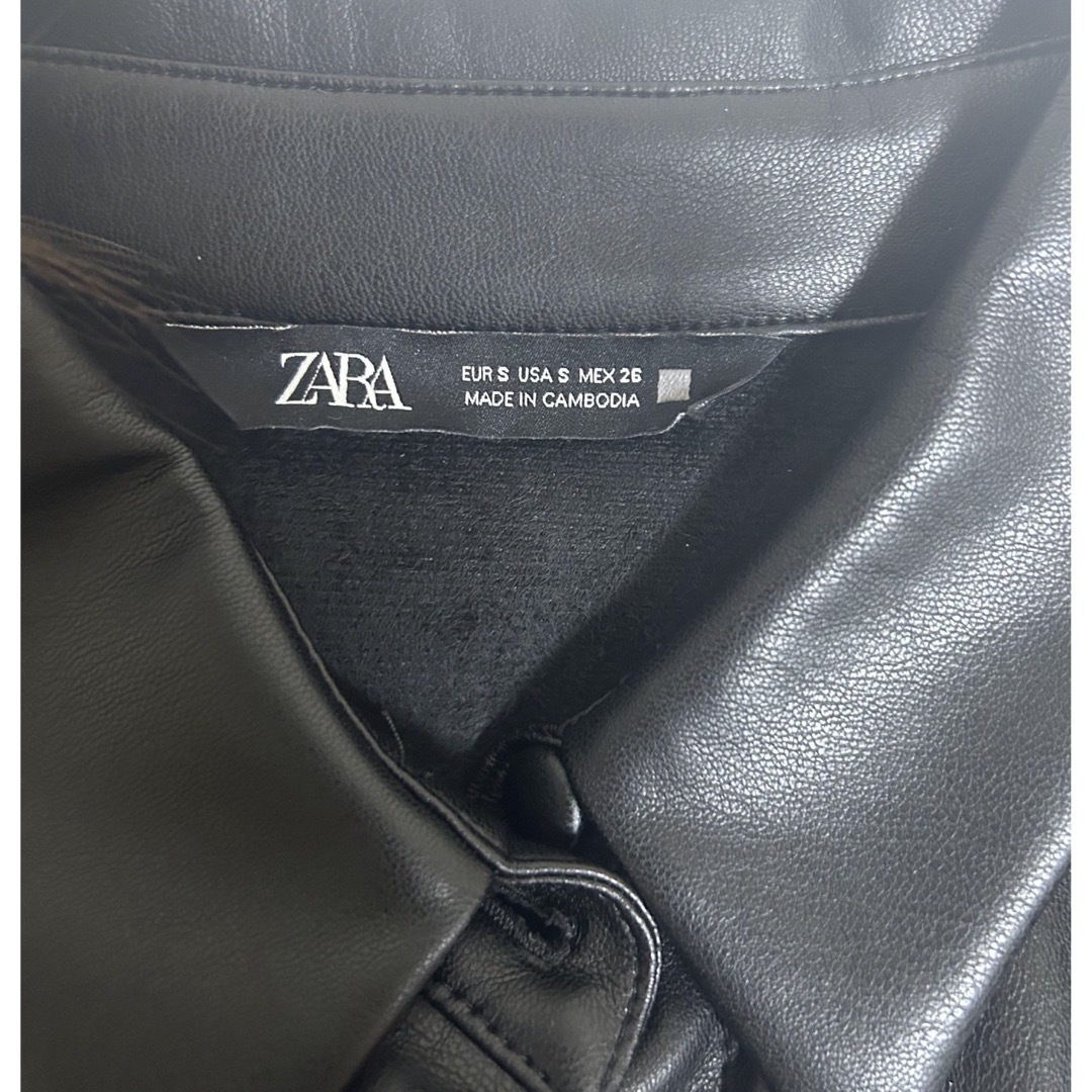 レザーワンピース　ZARA 1