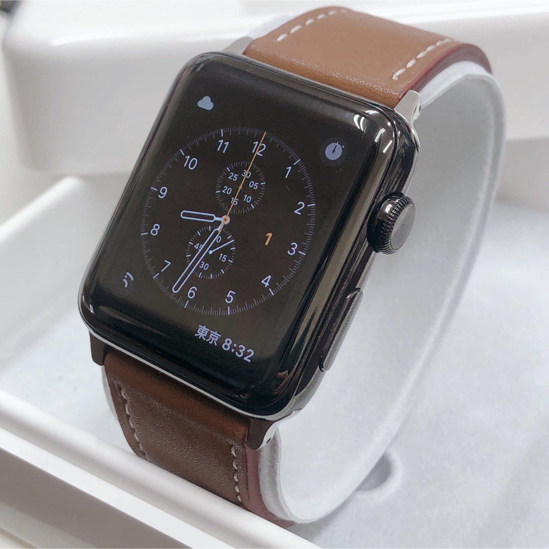 Apple Watch アップルウォッチ series2 42mm 黒ステンレス