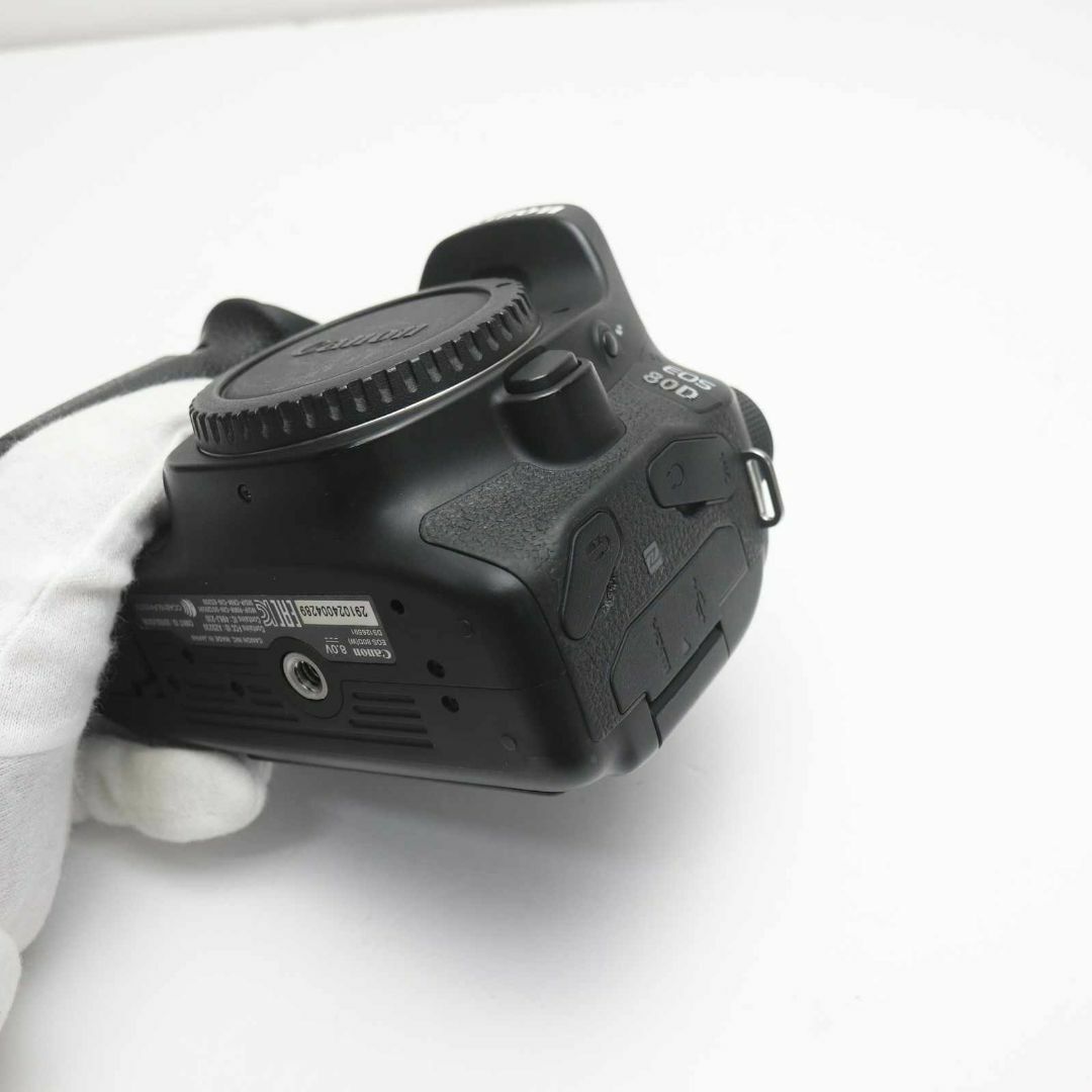 Canon - 超美品 EOS 80D ボディ ブラック の通販 by エコスタ ...