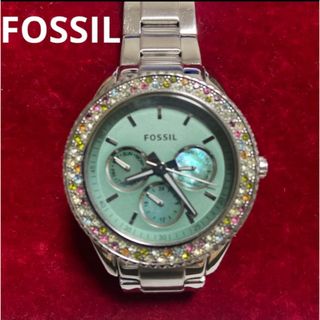 フォッシル(FOSSIL)のFOSSIL フォッシル 腕時計 電池式 シルバー(腕時計)