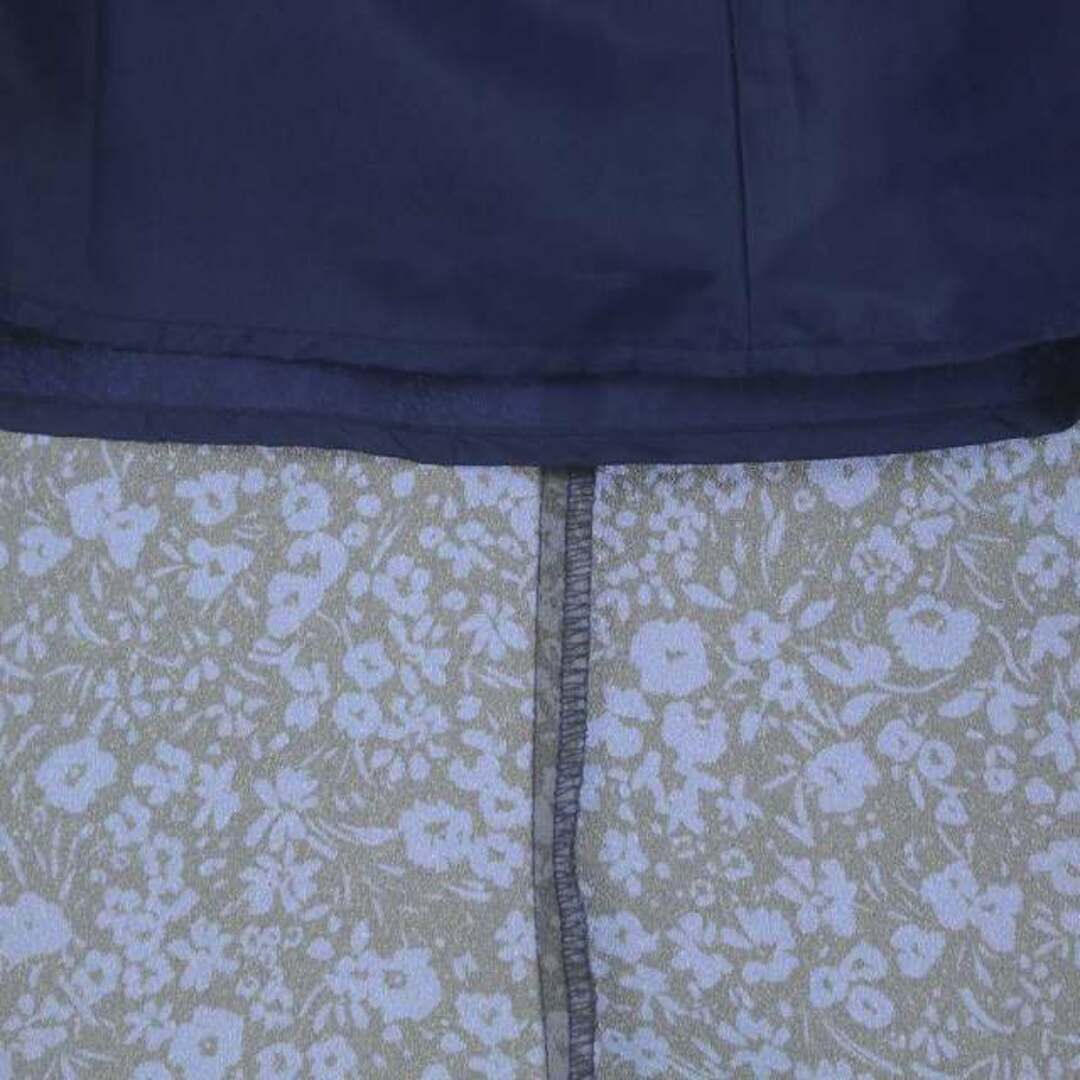 INED(イネド)のイネド 22SS 小花プリントスカート フレア 13 青 7121152810 レディースのスカート(ロングスカート)の商品写真