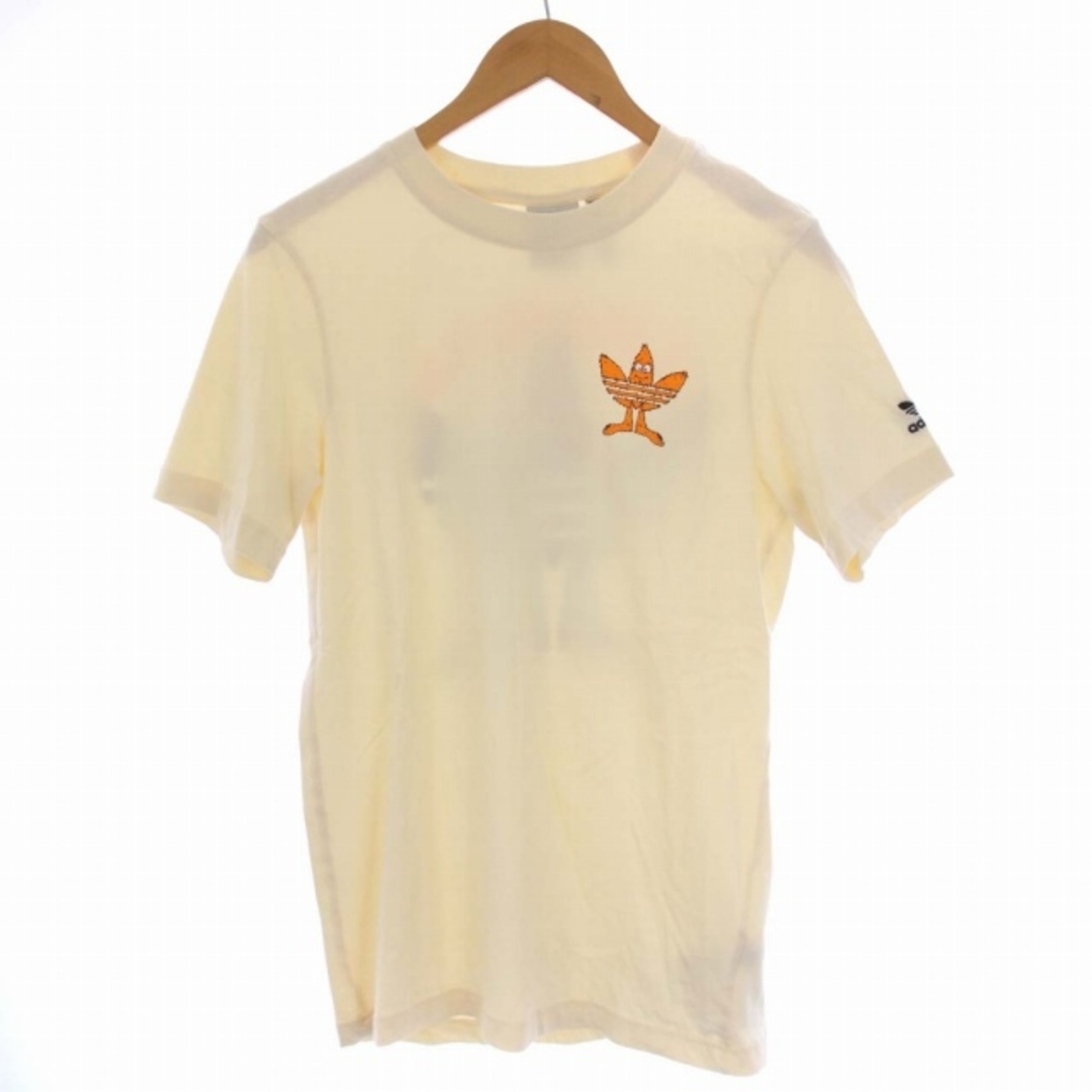 adidas originals Tシャツ カットソー 半袖 XS ベージュ 紫 メンズのトップス(Tシャツ/カットソー(半袖/袖なし))の商品写真