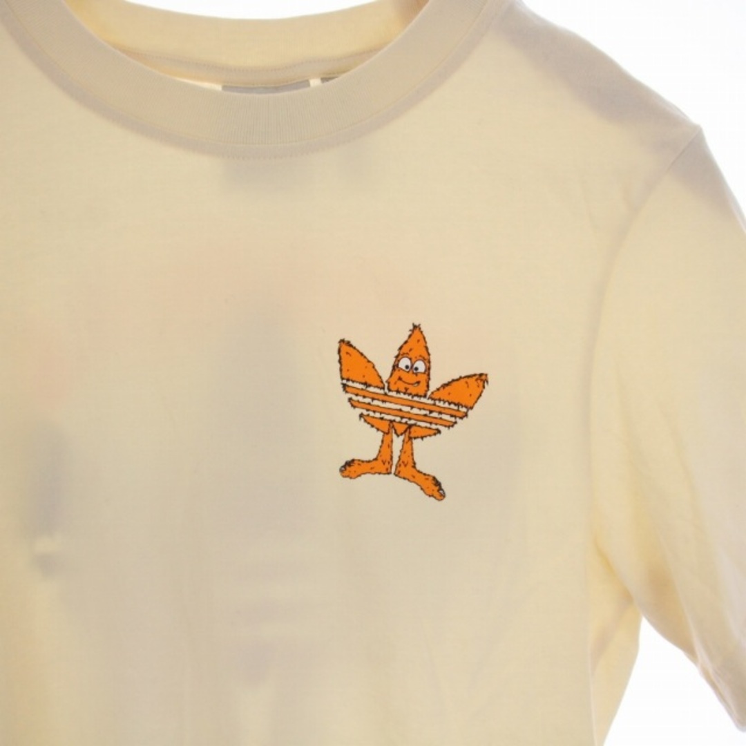 adidas originals Tシャツ カットソー 半袖 XS ベージュ 紫 メンズのトップス(Tシャツ/カットソー(半袖/袖なし))の商品写真