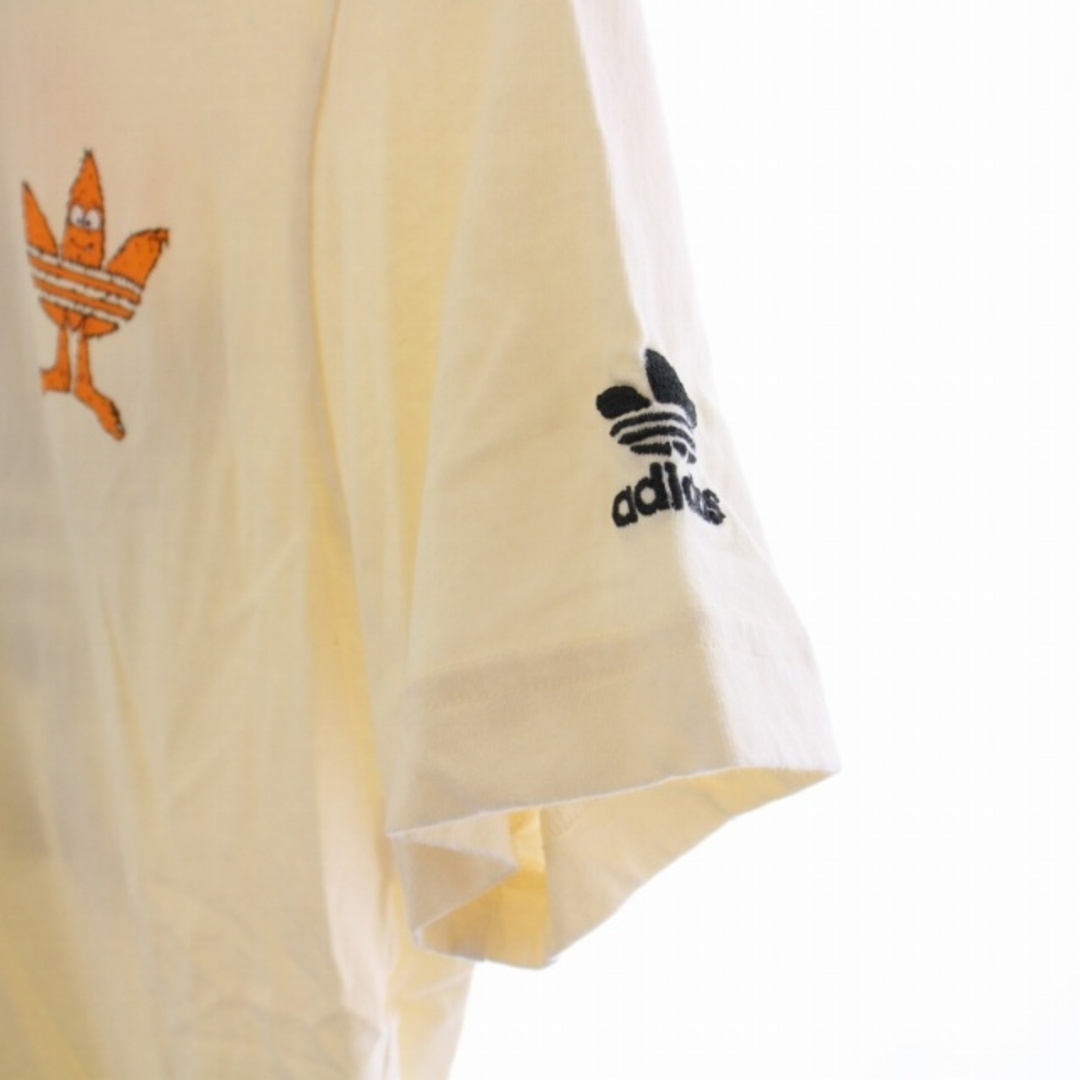 adidas originals Tシャツ カットソー 半袖 XS ベージュ 紫 メンズのトップス(Tシャツ/カットソー(半袖/袖なし))の商品写真