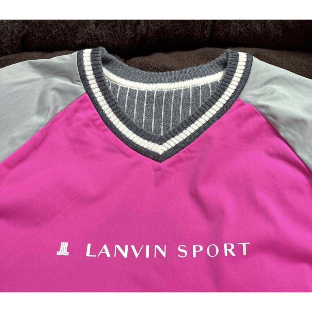 ランバンスポール LANVIN SPORT 満たせる ニット 青 黒 ランバンスポール LANVIN SPORT 満たせる ニット 青 黒