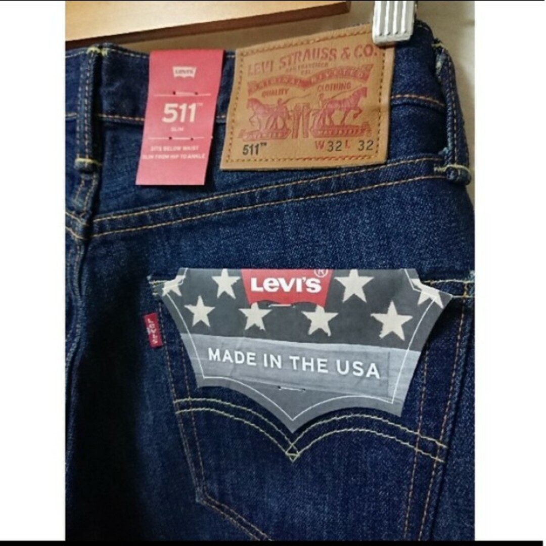 Levi's(リーバイス)のMADE IN USA 511 スリムデニム 希少ホワイトオーク サイズ32 メンズのパンツ(デニム/ジーンズ)の商品写真