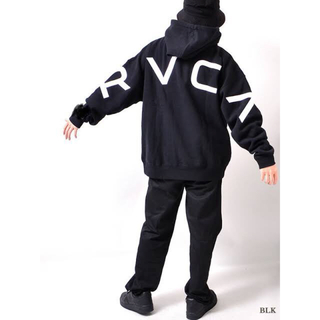 RVCA - RVCA ルーカ パーカー オーバーサイズ ブランドロゴ ジップ ...