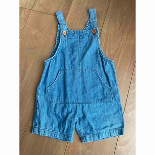 ザラキッズ(ZARA KIDS)のZARABABYオーバーオール　80cm(ロンパース)