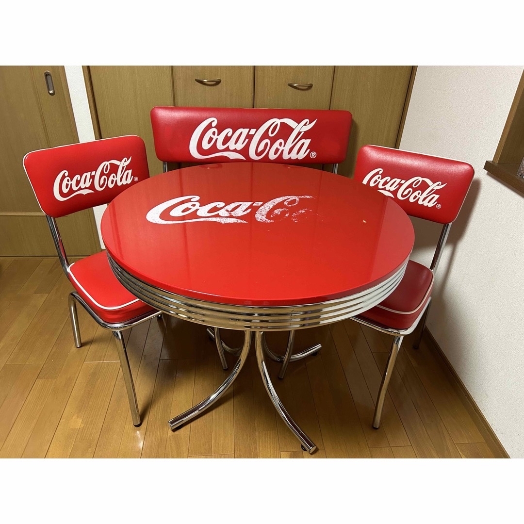 コカコーラ　Coca-Cola テーブルセット【非売品】　ソファベンチ　チェア