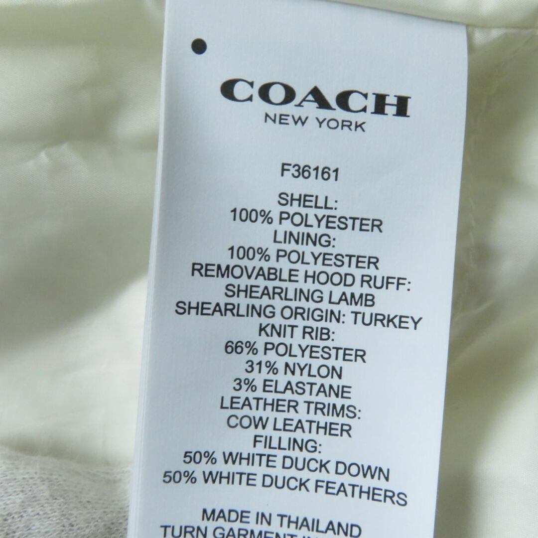 COACH - 未使用品☆正規品 コーチ F36161 ロゴ金具付き ZIPUP ファー
