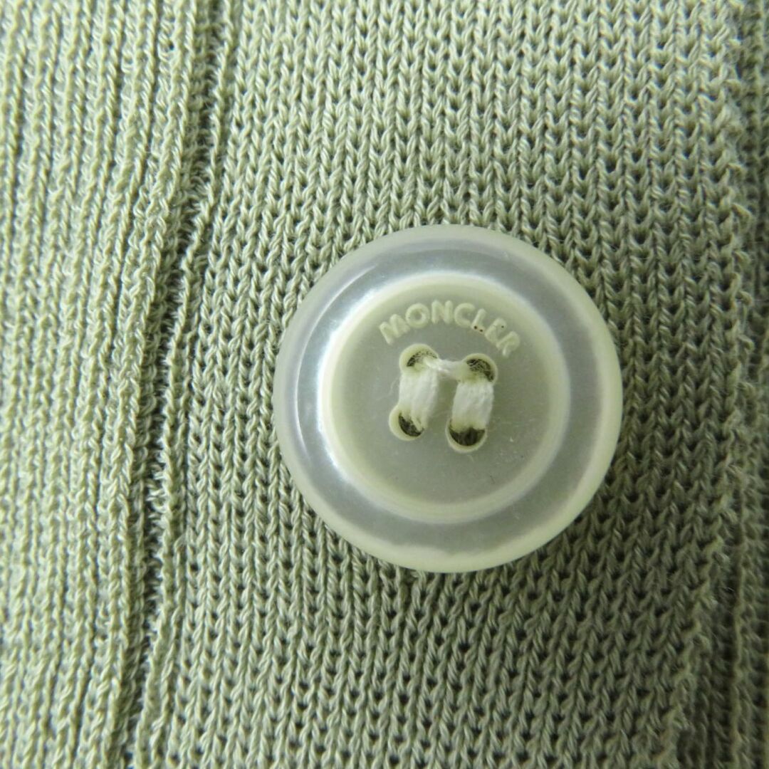 極美品☆正規品 2020年製 MONCLER 1952 モンクレール ジーニアス 2 CARDIGAN 袖口フレア ニットカーディガン カーキ×ベージュ XS J01-st30227-712