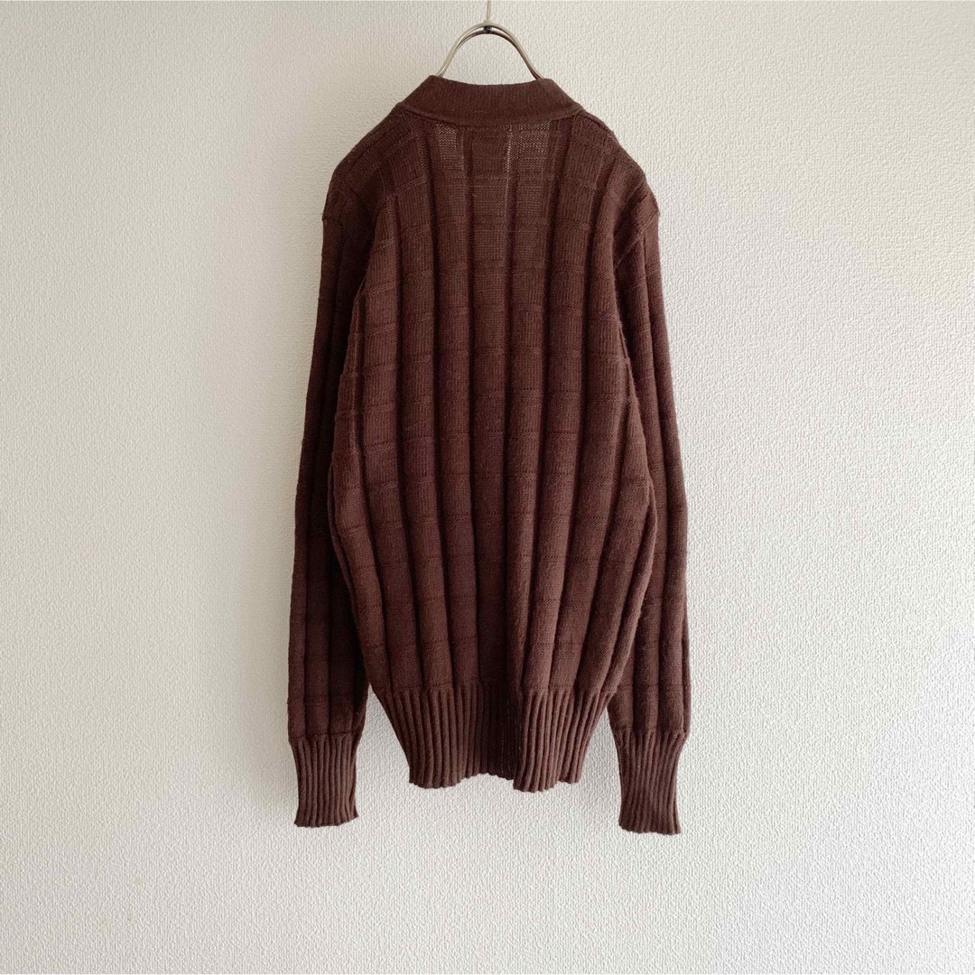 USA製 Vintage Knit Cardigan / タイトカーディガン レディースのトップス(カーディガン)の商品写真