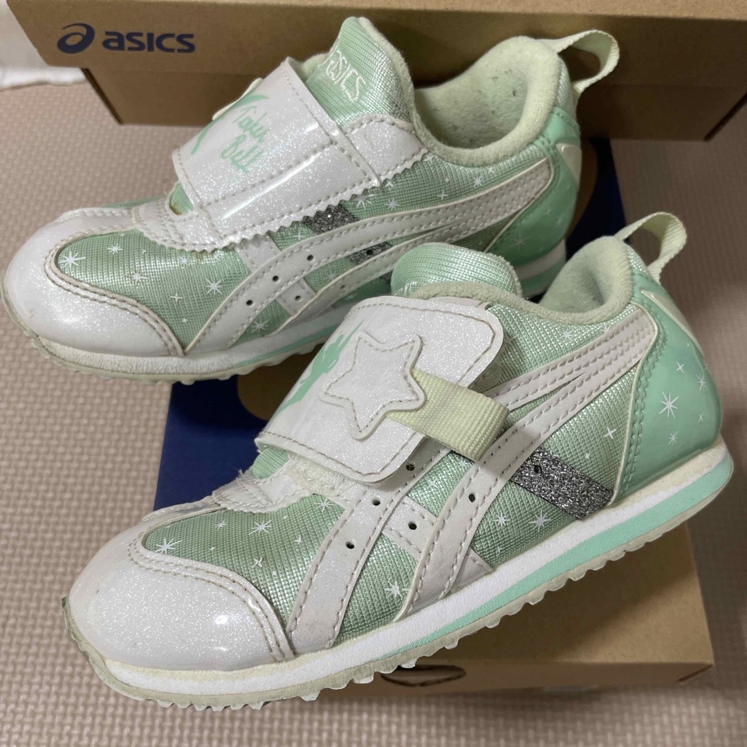 asics(アシックス)のasics ディズニーコラボ　ティンカーベルlDAHO MINI/TB キッズ/ベビー/マタニティのキッズ靴/シューズ(15cm~)(スニーカー)の商品写真