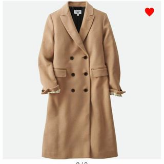 ユニクロ(UNIQLO)の最終値下げ 美品　イネスコラボウールブレンドコート チェスターコート +J(チェスターコート)