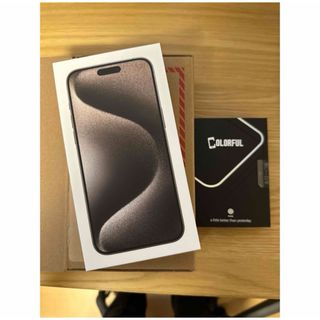 アイフォーン(iPhone)のiPhone 15 Pro Max ナチュラルチタニウム256GB SIMフリー(スマートフォン本体)